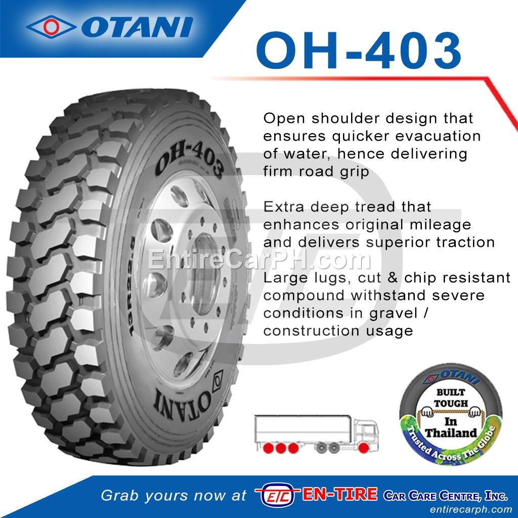 otani tires sole distributor thailand trucks better grip gravel extrreme use