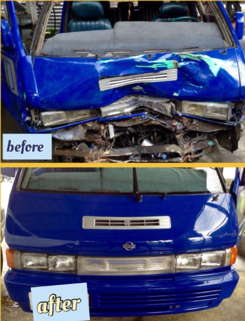 broken car restored collision fully service provincial cavite